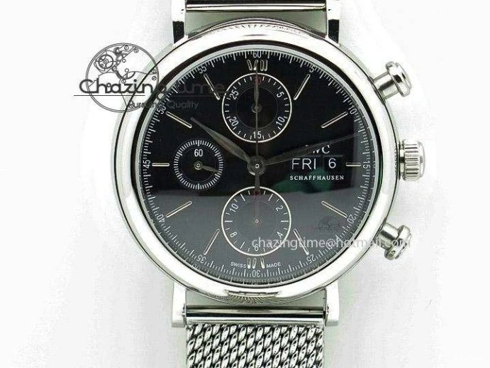 MIROTIME 0305 Mark XVIII IW327002 SS Mk Maker Best Edition White Dial On Black Leather Strap A SunProtective 7298